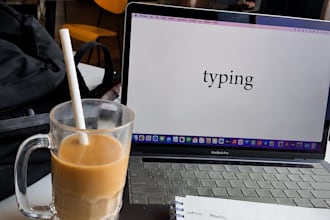 do fast typing data entry and PDF to word work