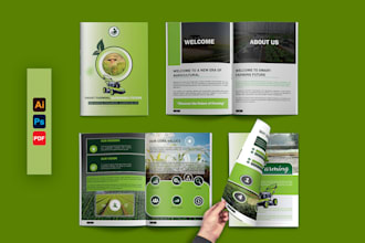 design a professional product catalog brochure
