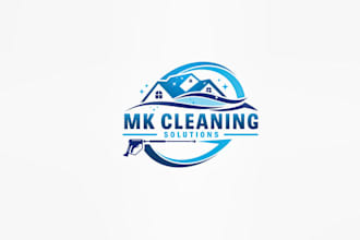design general and automotive cleaning wash logo