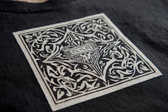 create unique hand carved linocut art for your t shirt designs