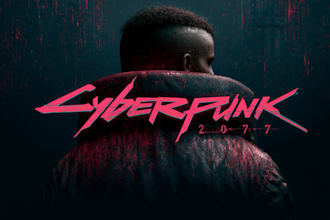 do a fancy typography logo cyberpunk or mecha