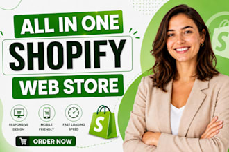 shopify store, shopify store design and shopify website