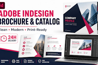design adobe indesign brochures and catalogs
