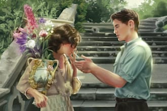 illustrate anything in painterly style
