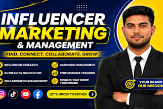 find instagram, youtube and tiktok influencers for your brand