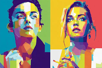 create your photo into awesome wpap pop art