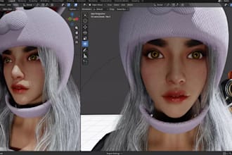 perfect character weight paint, facial rig, skinning 3d texturing game rig