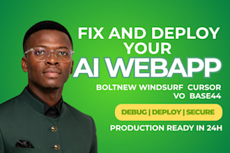fix deploy bolt new windsurf cursor ai app builder  supabase backend fast