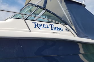 design professional custom boat name lettering and graphics