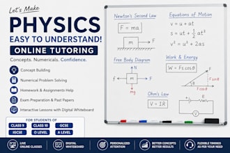 teach physics for class 9, 10,and igcse