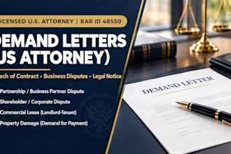 draft a commercial lease breach and landlord tenant legal demand letter