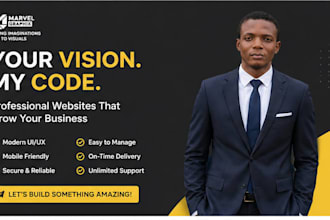 develop a modern responsive website from scratch