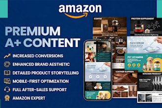 design amazon listings images and a plus content ebc