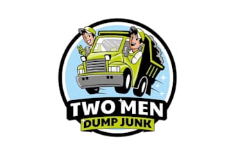 make junk removal service logo for home and business owners