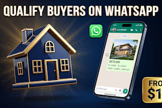build real estate whatsapp ai chatbot for lead qualification and property inquir