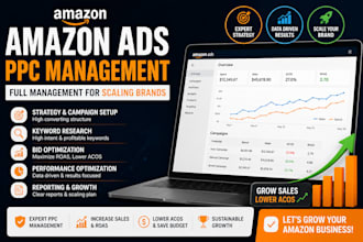 offer full amazon ads and amazon ppc management services