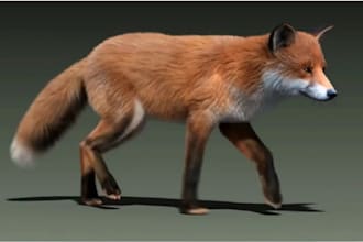 create realistic 3d animals and creatures