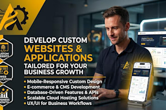develop a custom website or web application
