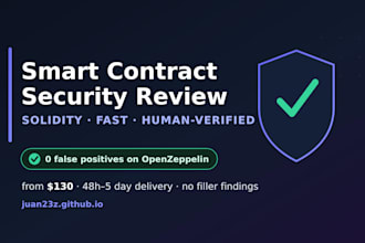 audit your solidity smart contract for security