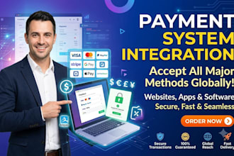 integrate any payment gateway into your website