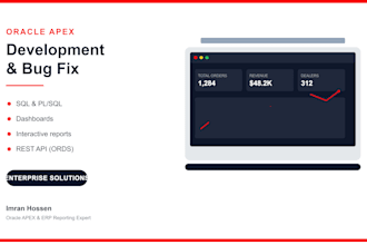 develop and fix oracle apex applications