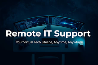 be your remote IT support specialist for laptop desktop and printer issues