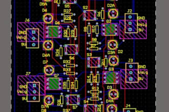 design multi layer pcb for the sensor interface