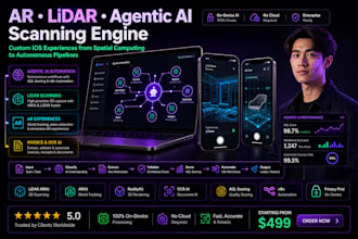 augmented reality app, lidar app, virtual try on with ai agents and scanning app