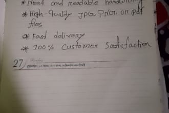 write anything with my beautiful handwriting