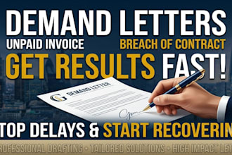 draft a formal UK demand letter for debt recovery or breach of contract