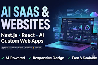 build ai saas apps and modern websites