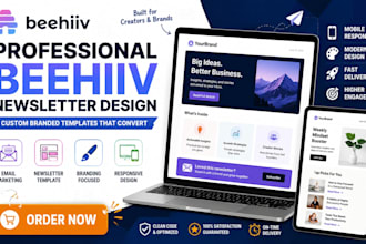 setup beehiiv newsletter template beehiiv landing page beehiiv account manager