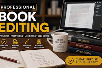 do ebook editing book proofreading copy edi ting  novel editor manucript review