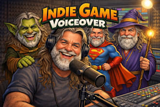 voice over your video game characters