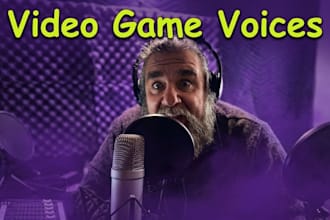 voice over your video game characters