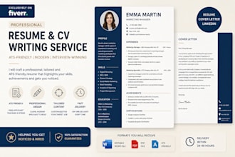 redesign your resume and create an ats friendly CV
