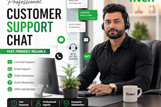 be your professional customer support and live chat agent