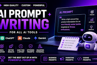write powerful ai prompts for chatgpt, claude, gemini and ai tools