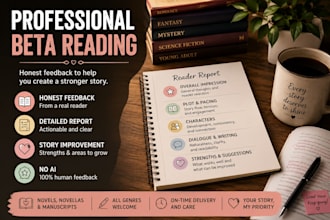 beta read your novel