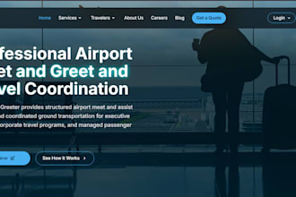 a responsive nextjs landing page for your business