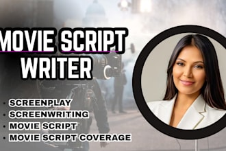be screenplay film script writer, movie script writing tv series