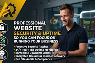 manage your sites security and uptime