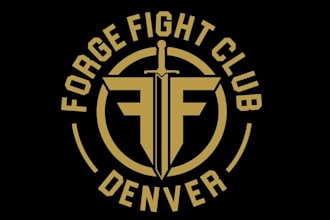 design monogram forge fight club logo
