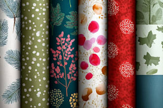 do seamless patterns for wrapping paper, wrapping tissue