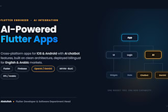 build your ai chatbot app in flutter for ios and android