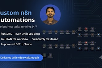 build a custom n8n automation workflow for your business