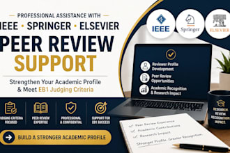 assist with ieee springer elsevier peer review for eb1 judging criteria
