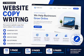 write SEO website copy that converts visitors into customers