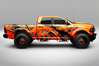 vehicle wrap car wrap van truck wrap design
