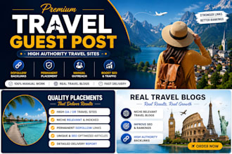write SEO travel articles and blog posts